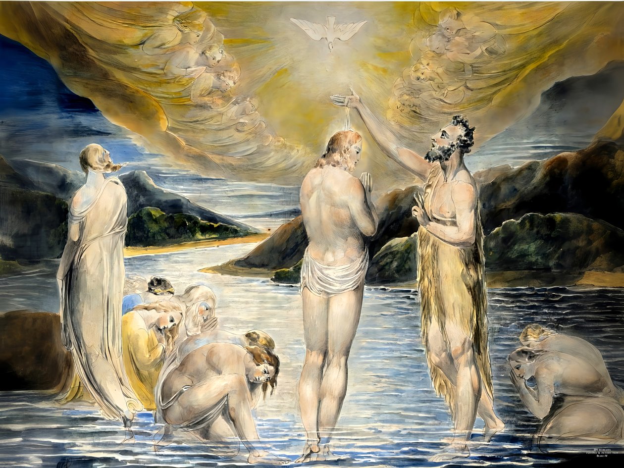Die Taufe Christi von Josef Johann Michel