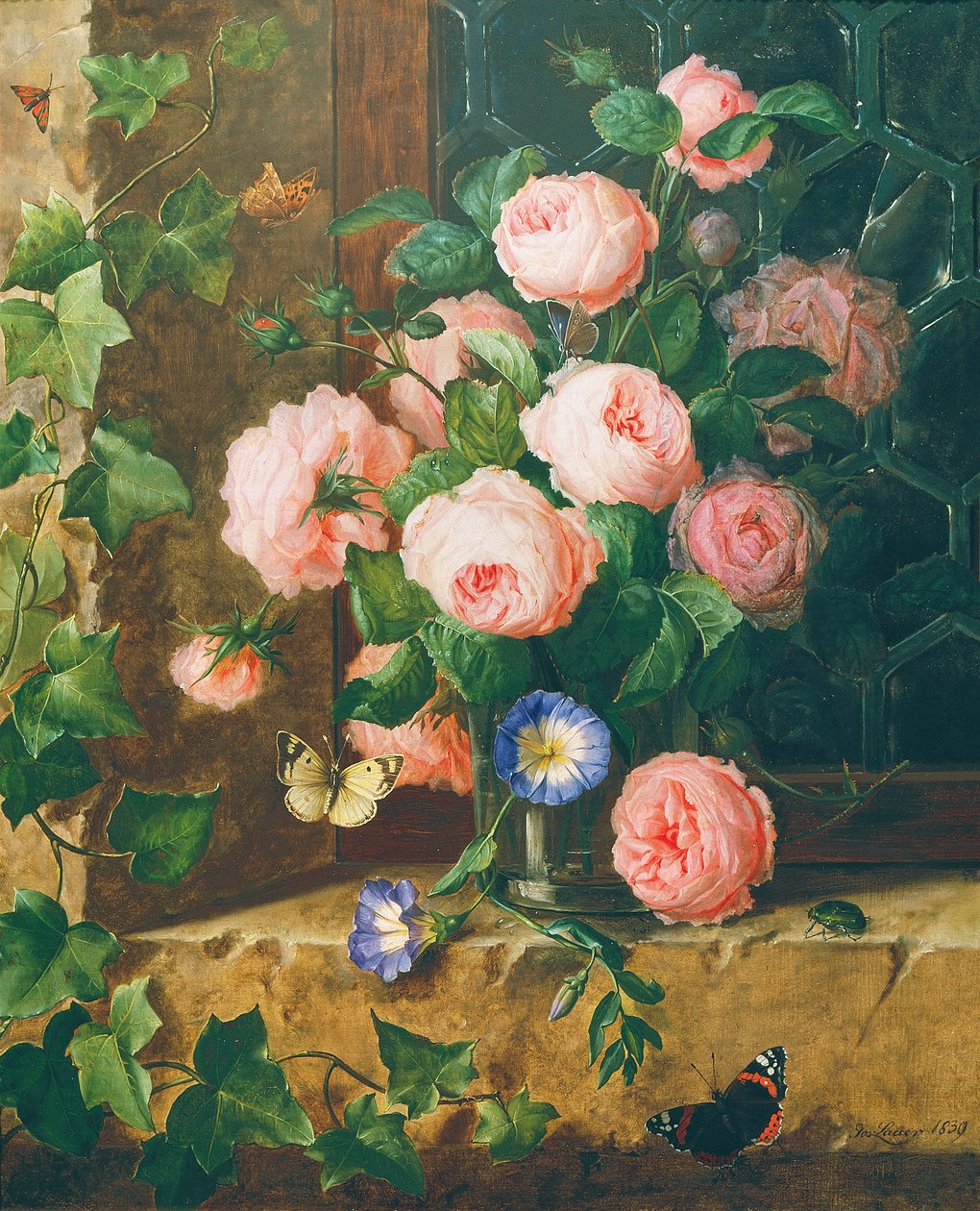 Blumenstillleben von Josef Lauer