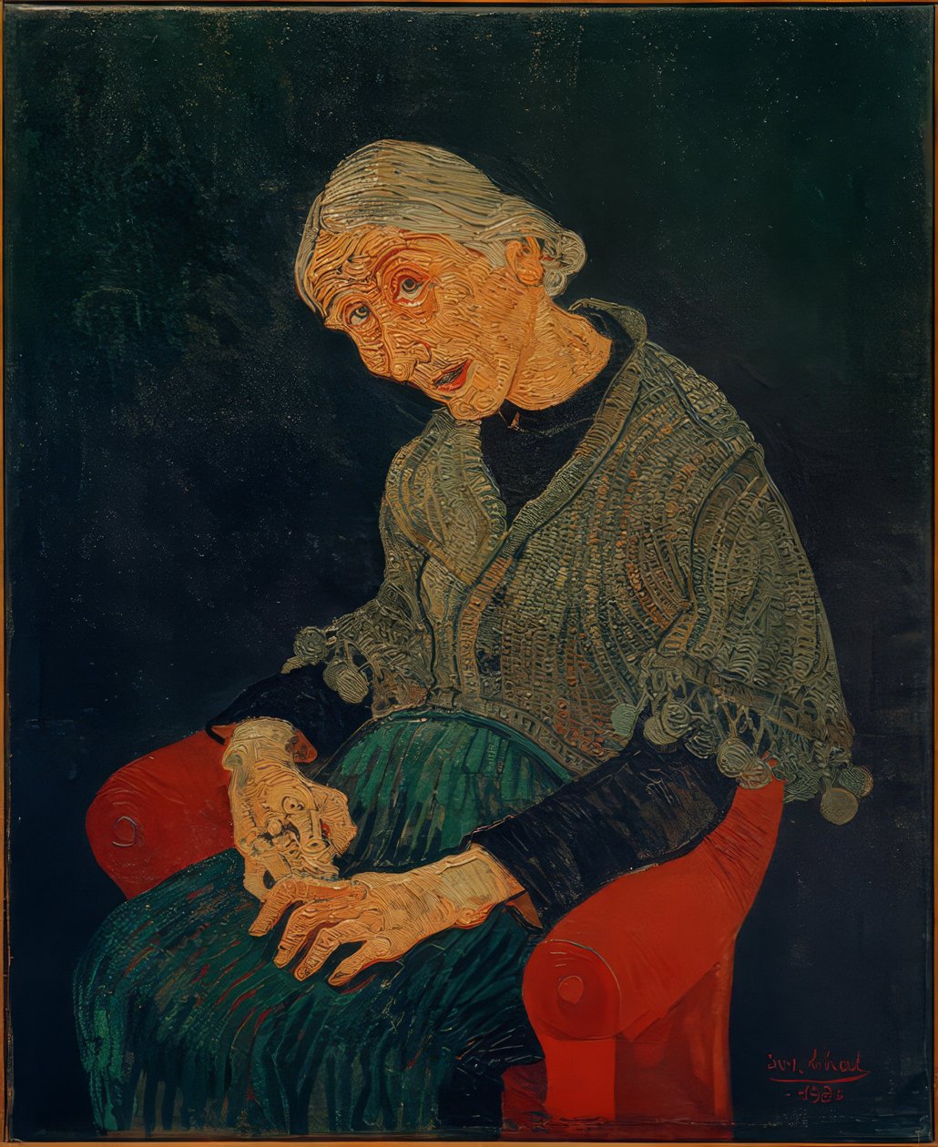 Alte Pariserin von Josef Scharl