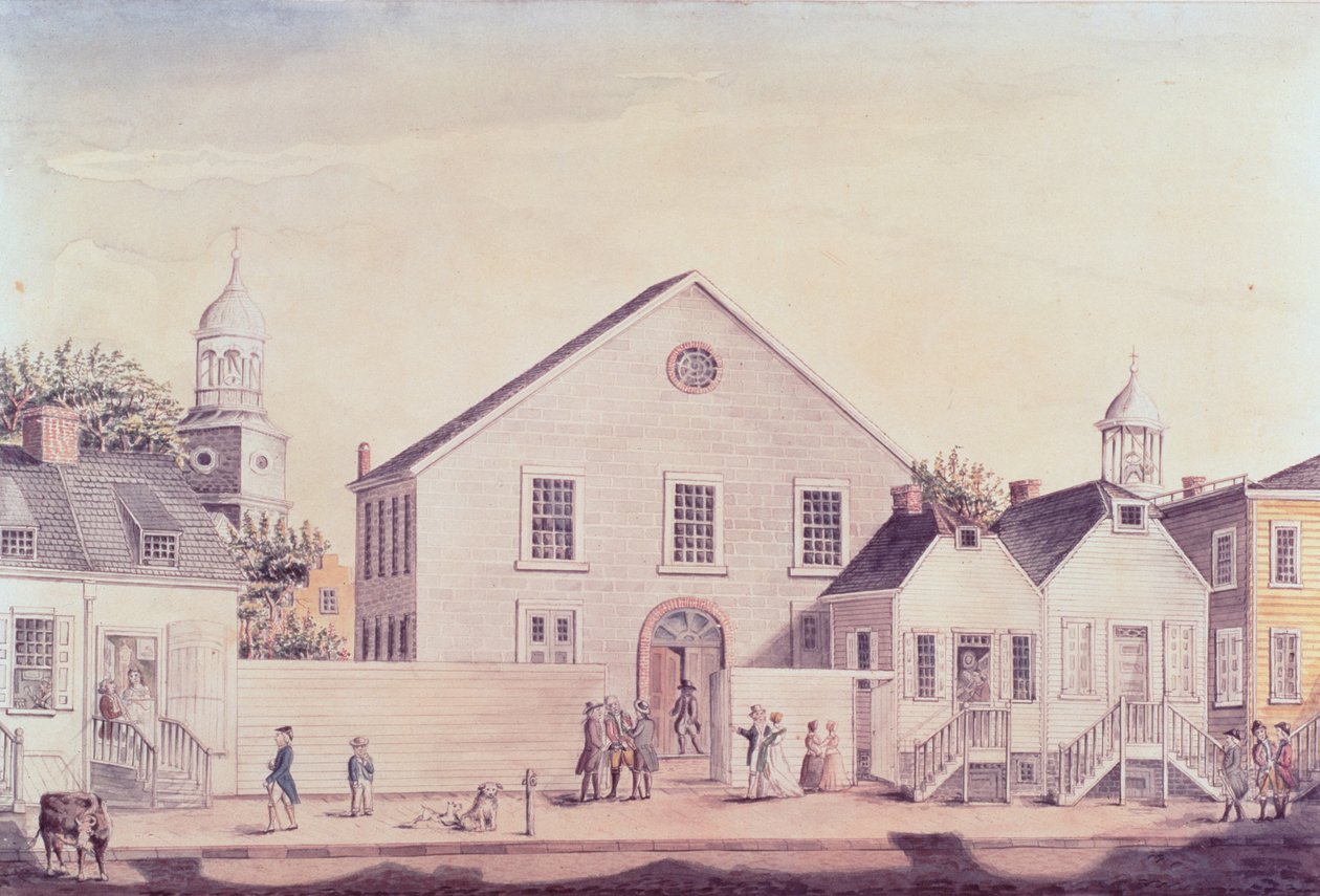 Die erste methodistische Episkopalkirche in Amerika, 1868 von Joseph B. Smith