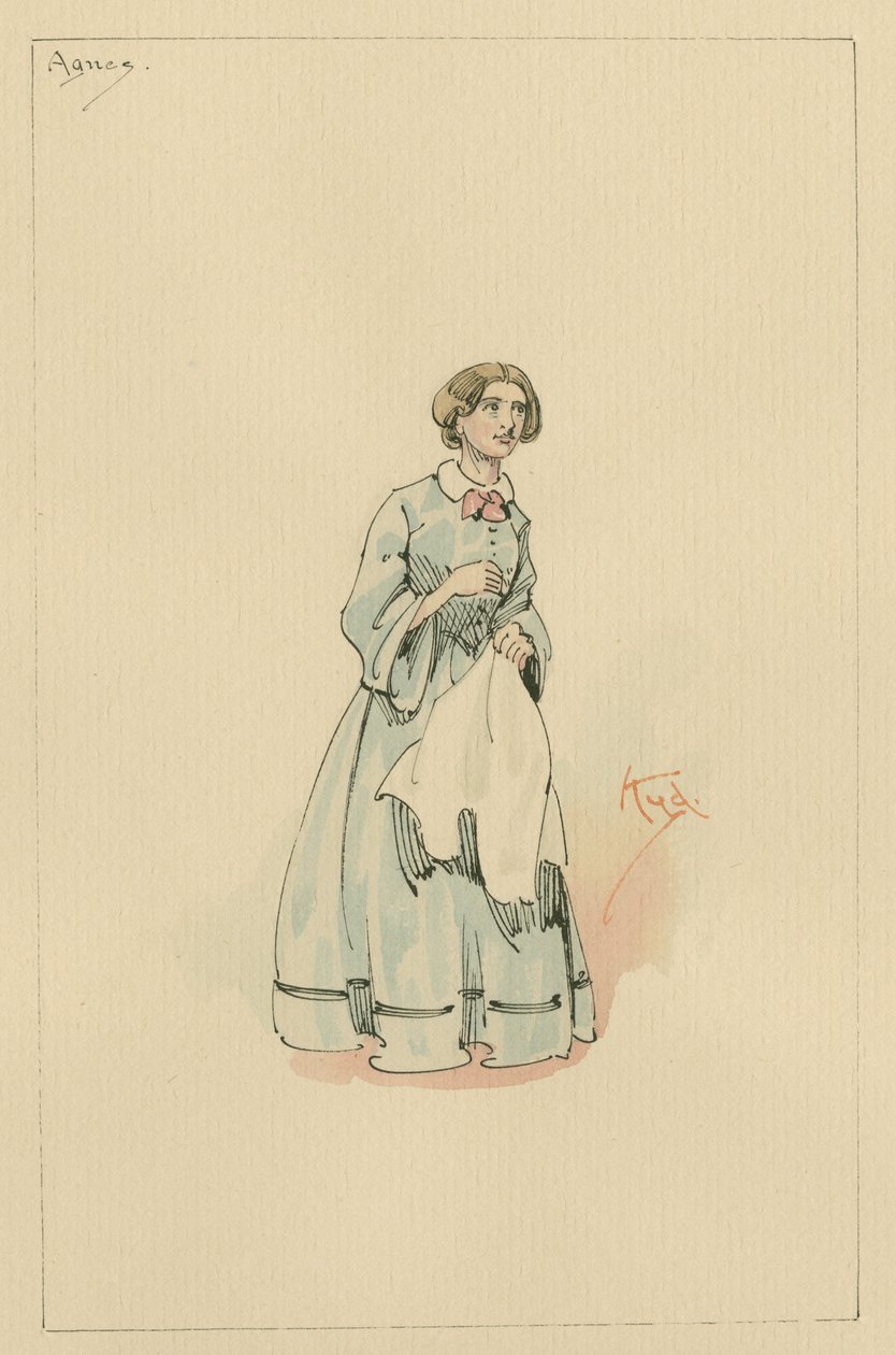 Agnes Wickfield von Joseph Clayton Clarke