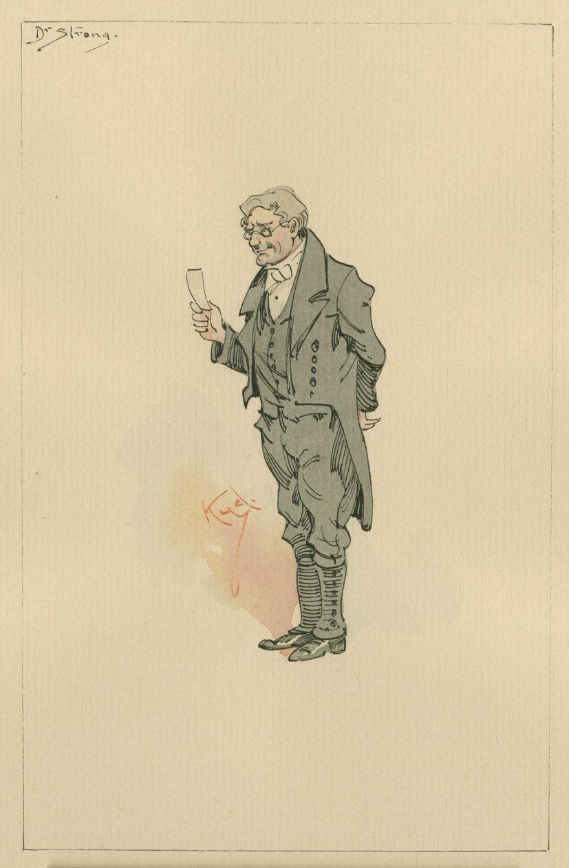 Dr. Strong, ca. 1920er von Joseph Clayton Clarke