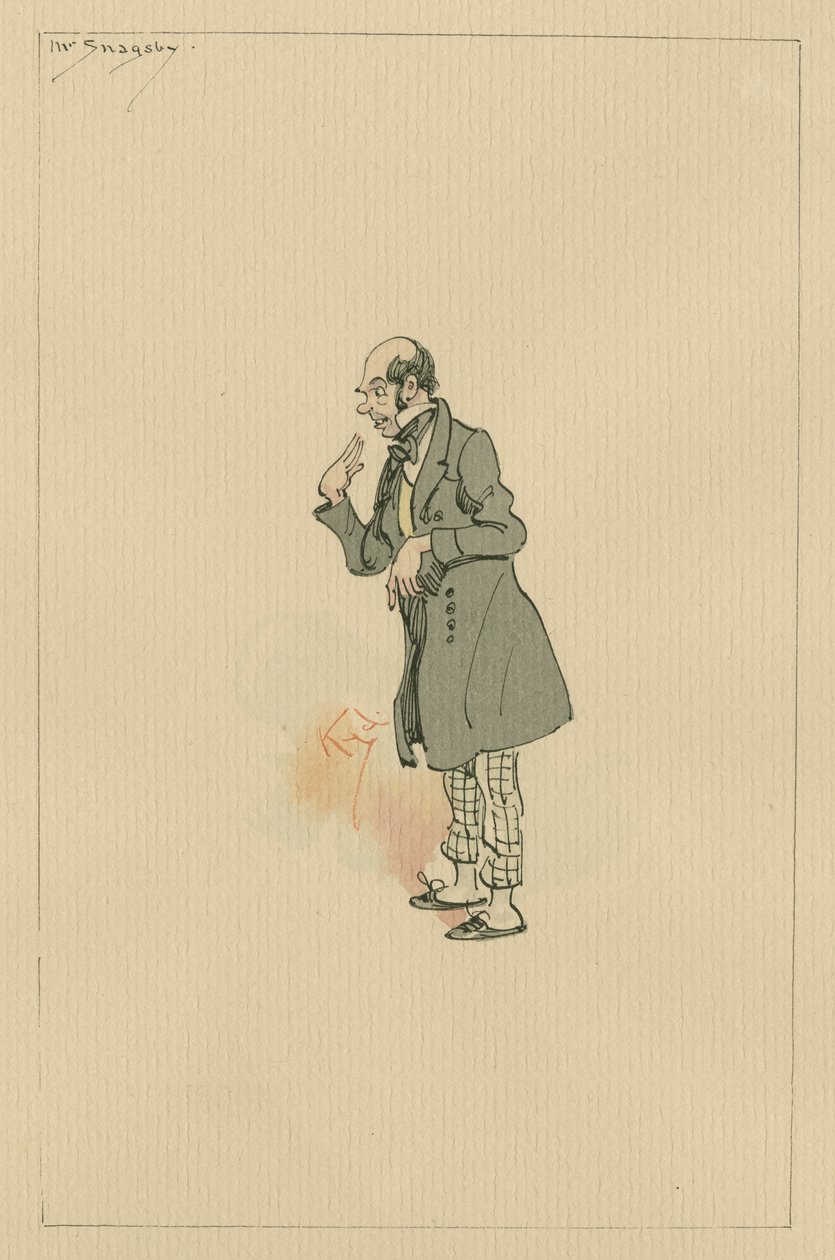Mr. Snagsby von Joseph Clayton Clarke