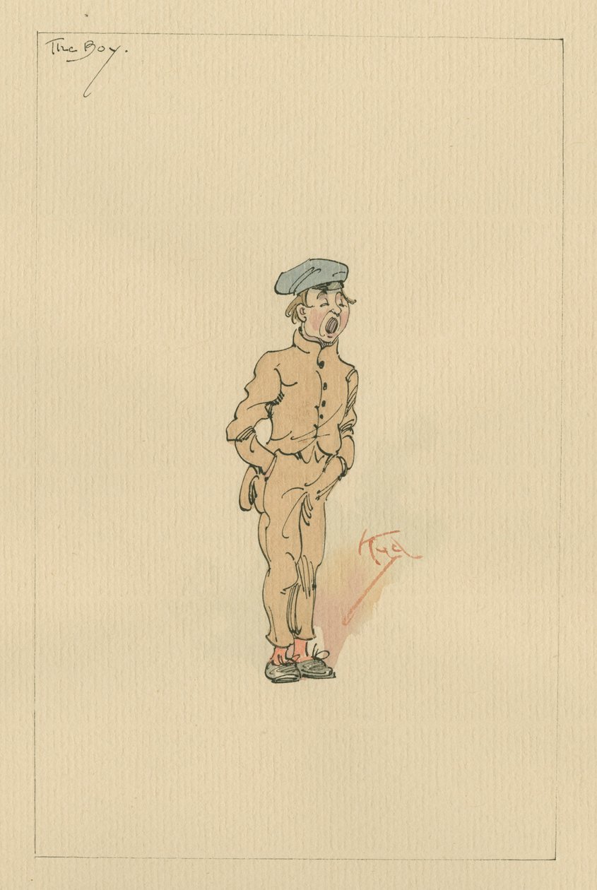 Der Junge, ca. 1920er von Joseph Clayton Clarke