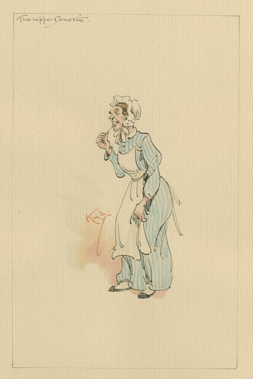 Der Obere Hausangestellte, ca. 1920er Jahre von Joseph Clayton Clarke