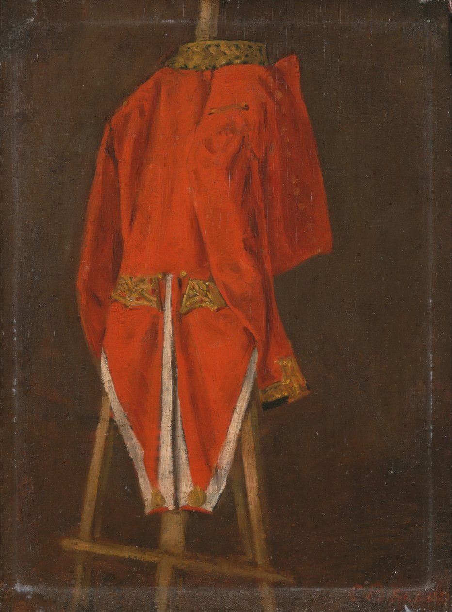 Studie eines Mantels, der John, dem 11. Earl of Westmorland, gehört von Joseph Edgar Boehm