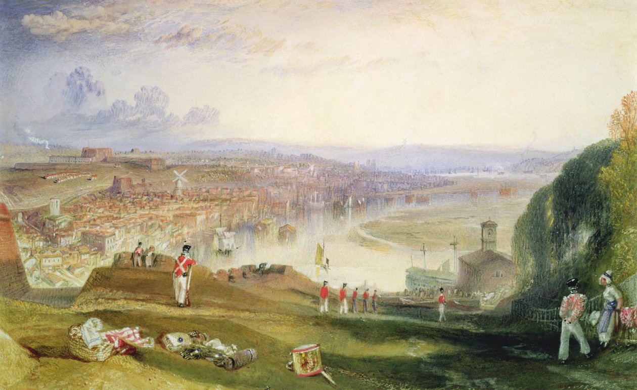 Chatham, Richtung Fort Pitt von Joseph Mallord William Turner