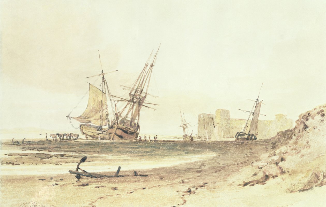 Flint Castle, Wales von Joseph Mallord William Turner