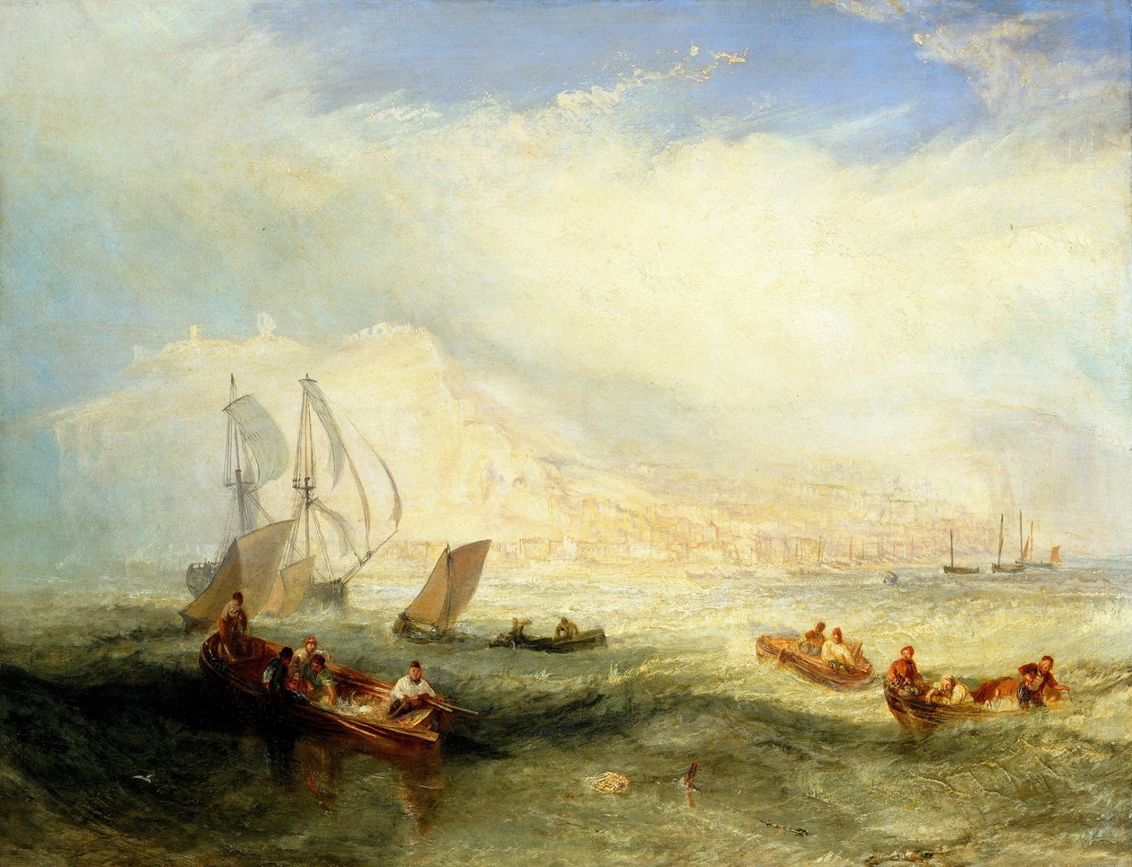 Angeln mit der Leine, vor Hastings von Joseph Mallord William Turner