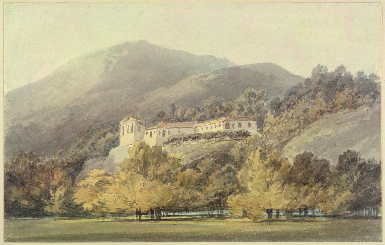 Santa Lucia, ein Kloster in der Nähe von Caserta, ca. 1795 von Joseph Mallord William Turner