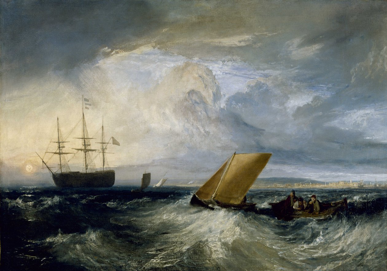 Sheerness vom Nore aus gesehen von Joseph Mallord William Turner