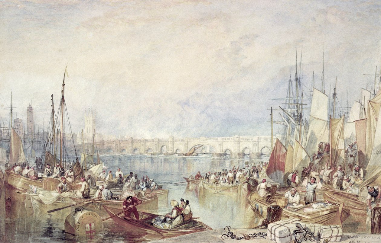 Der Hafen von London von Joseph Mallord William Turner