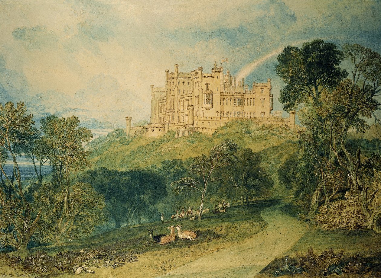 Ansicht von Belvoir Castle, 1816 von Joseph Mallord William Turner