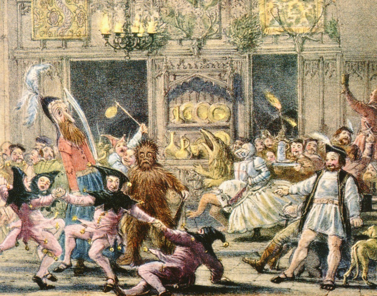 Zwölfte Nacht Tudor-Feste von Joseph Nash