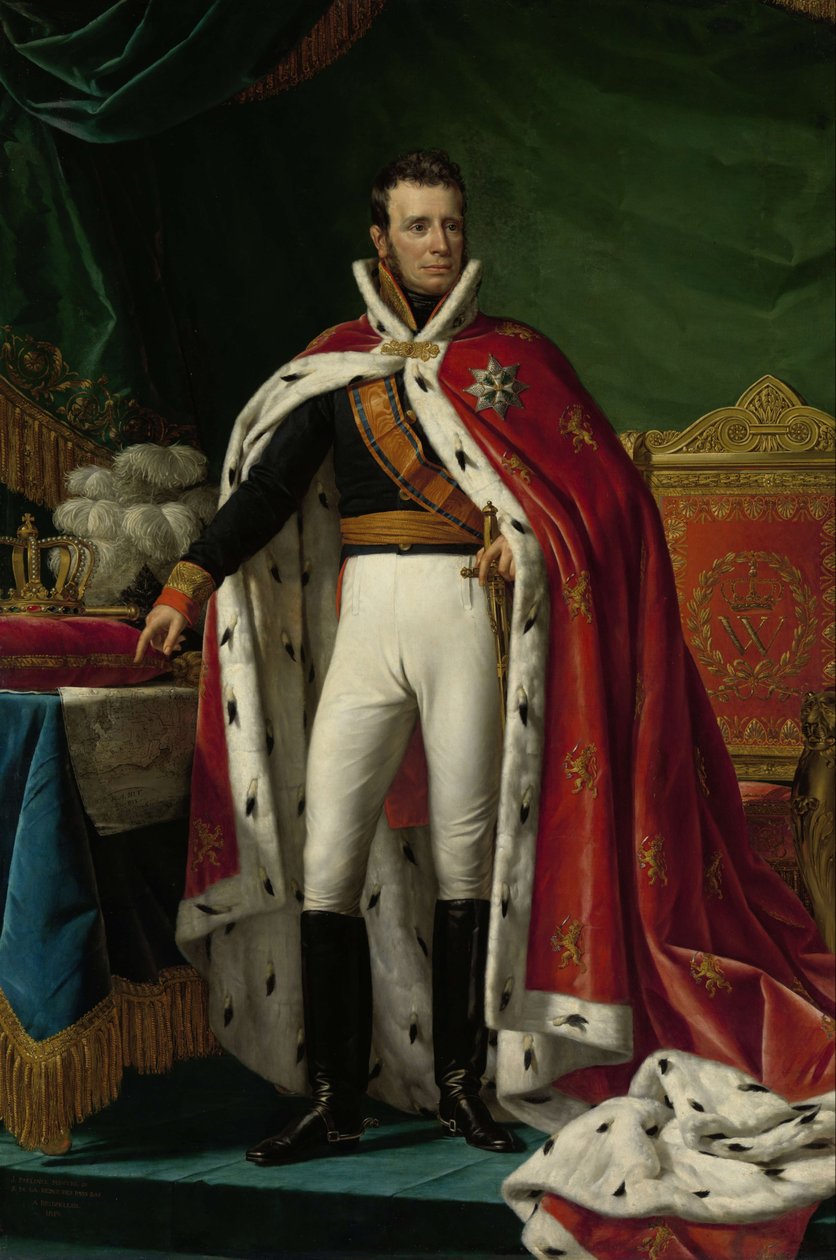 Porträt von Wilhelm I., König der Niederlande von Joseph Paelinck