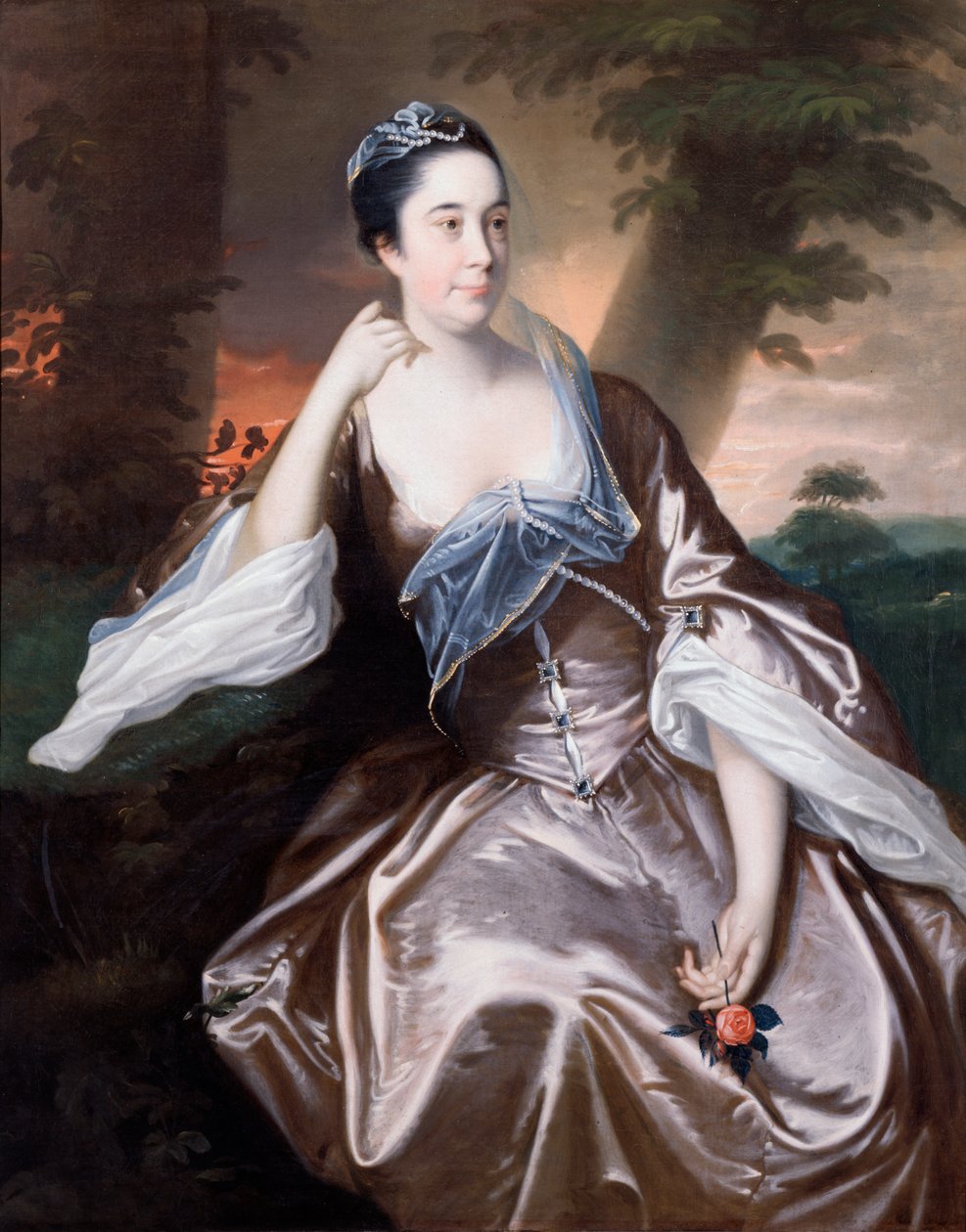 Mrs Lawrence Monck von Joseph Wright of Derby