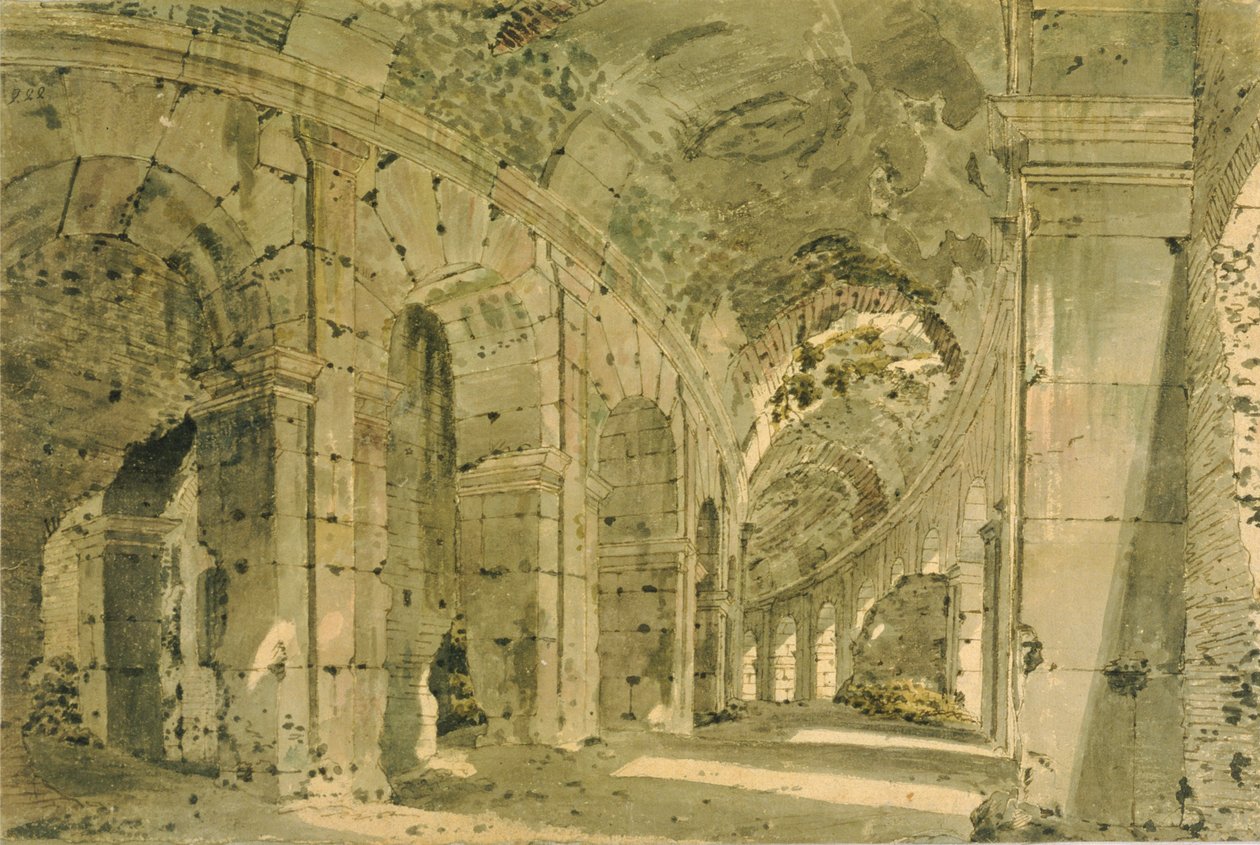 Das Kolosseum, ca. 1774-75 von Joseph Wright of Derby