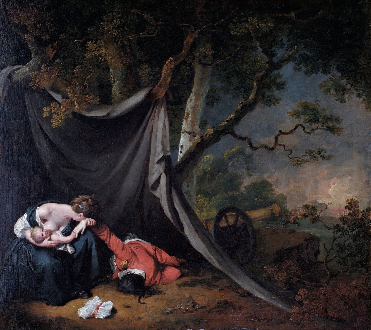 Der tote Soldat, ca. 1789 von Joseph Wright of Derby
