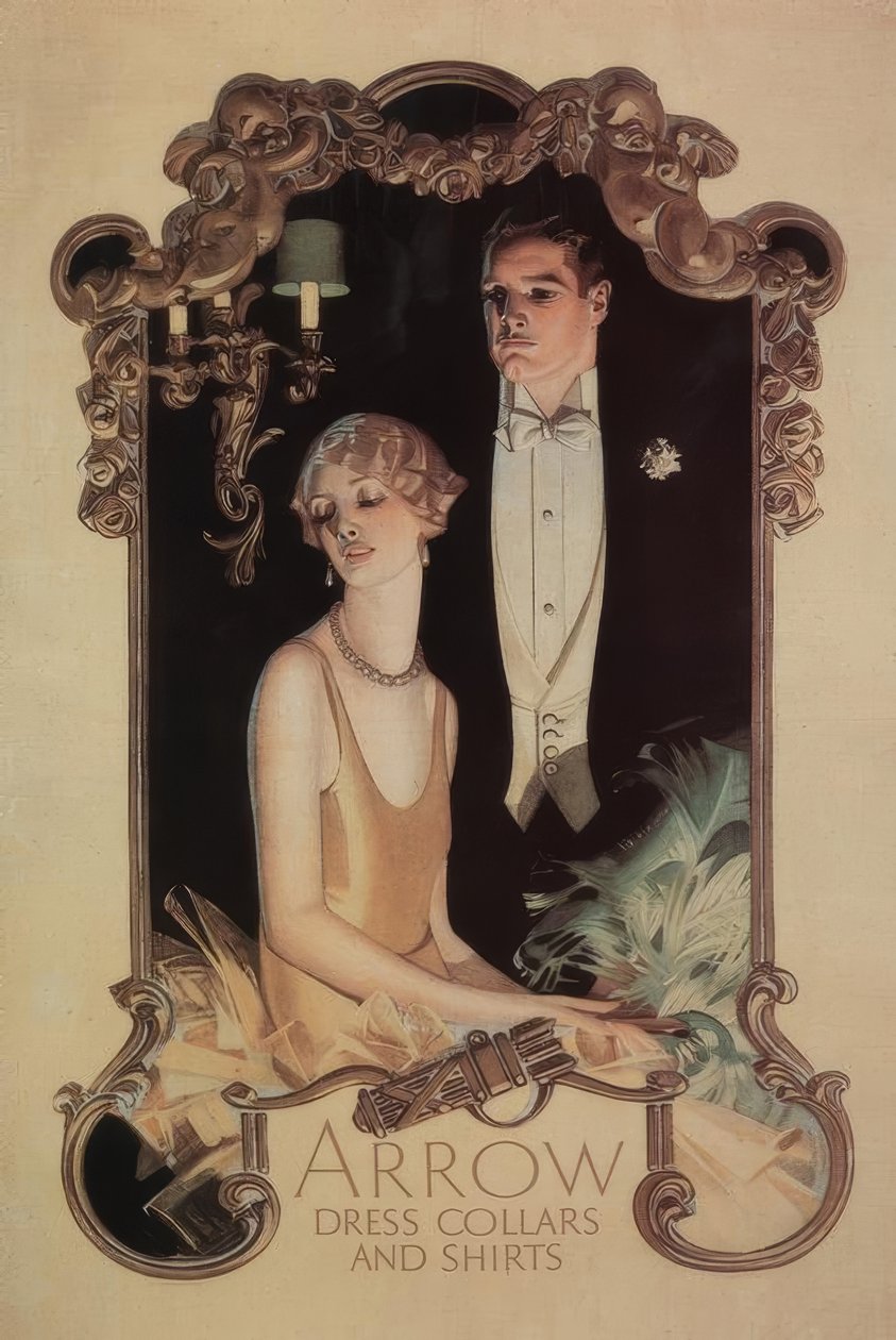 Pfeilkleiderkragen und Hemden von Joseph C. Leyendecker