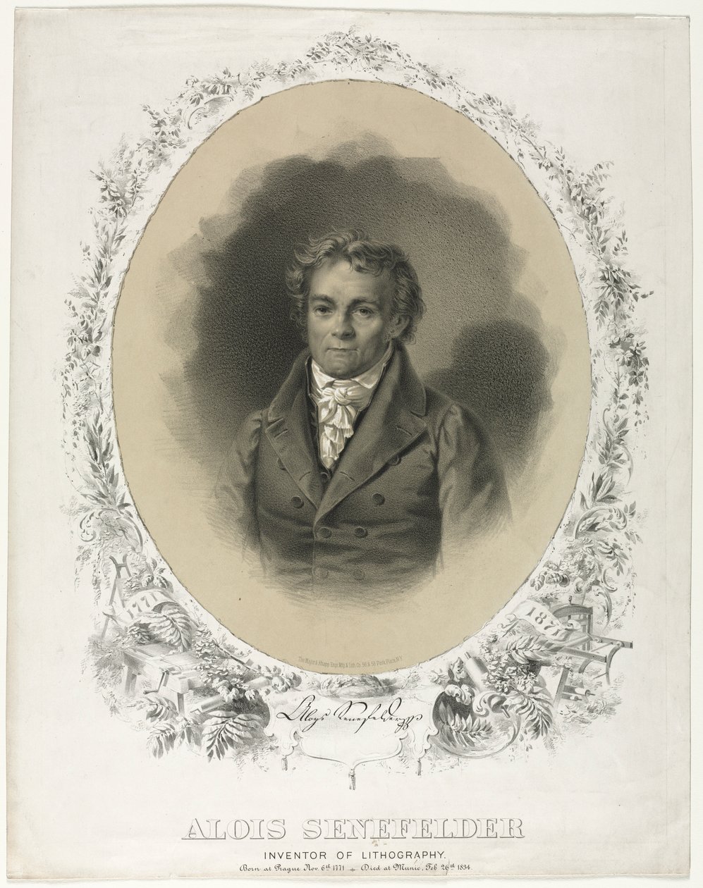 Alois Senefelder von Joseph F. Knapp