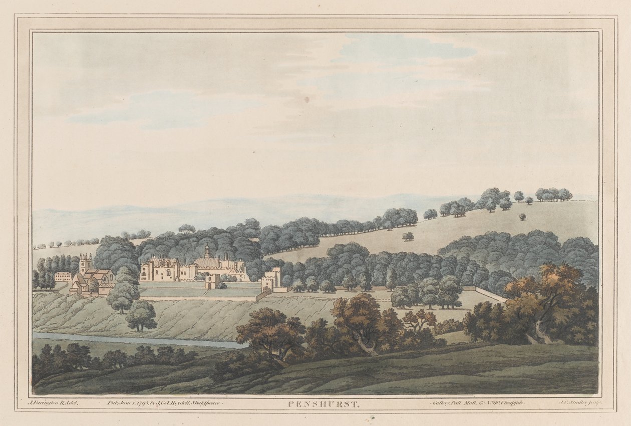 Penshurst von Joseph Farington