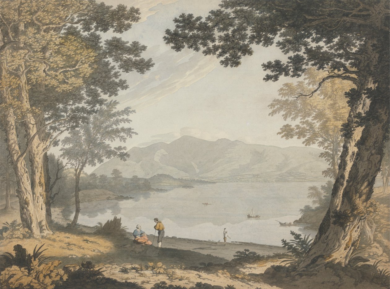 Blick auf Skiddaw und Derwentwater von Joseph Farington