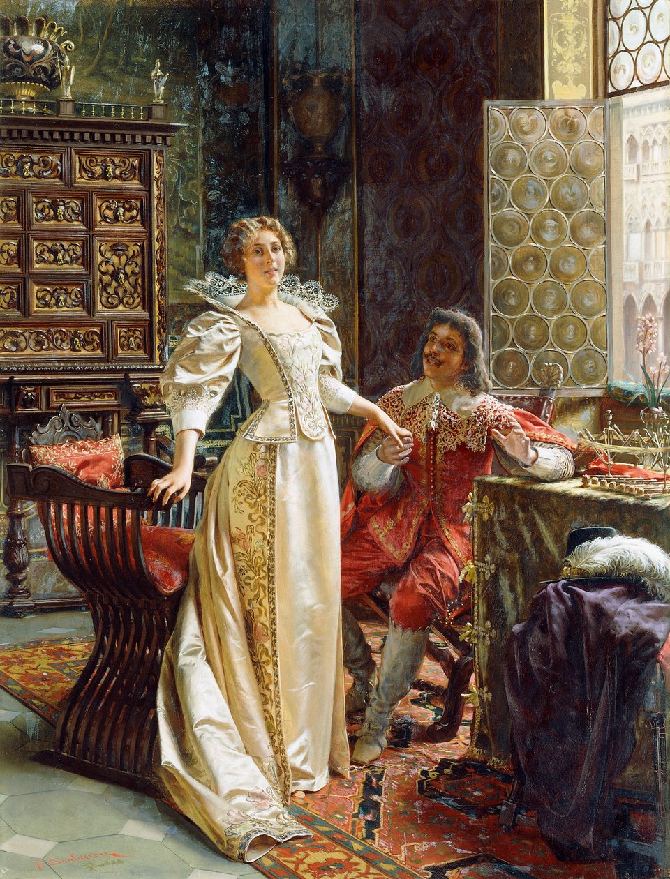 Flirt von Joseph Frederick Charles Soulacroix