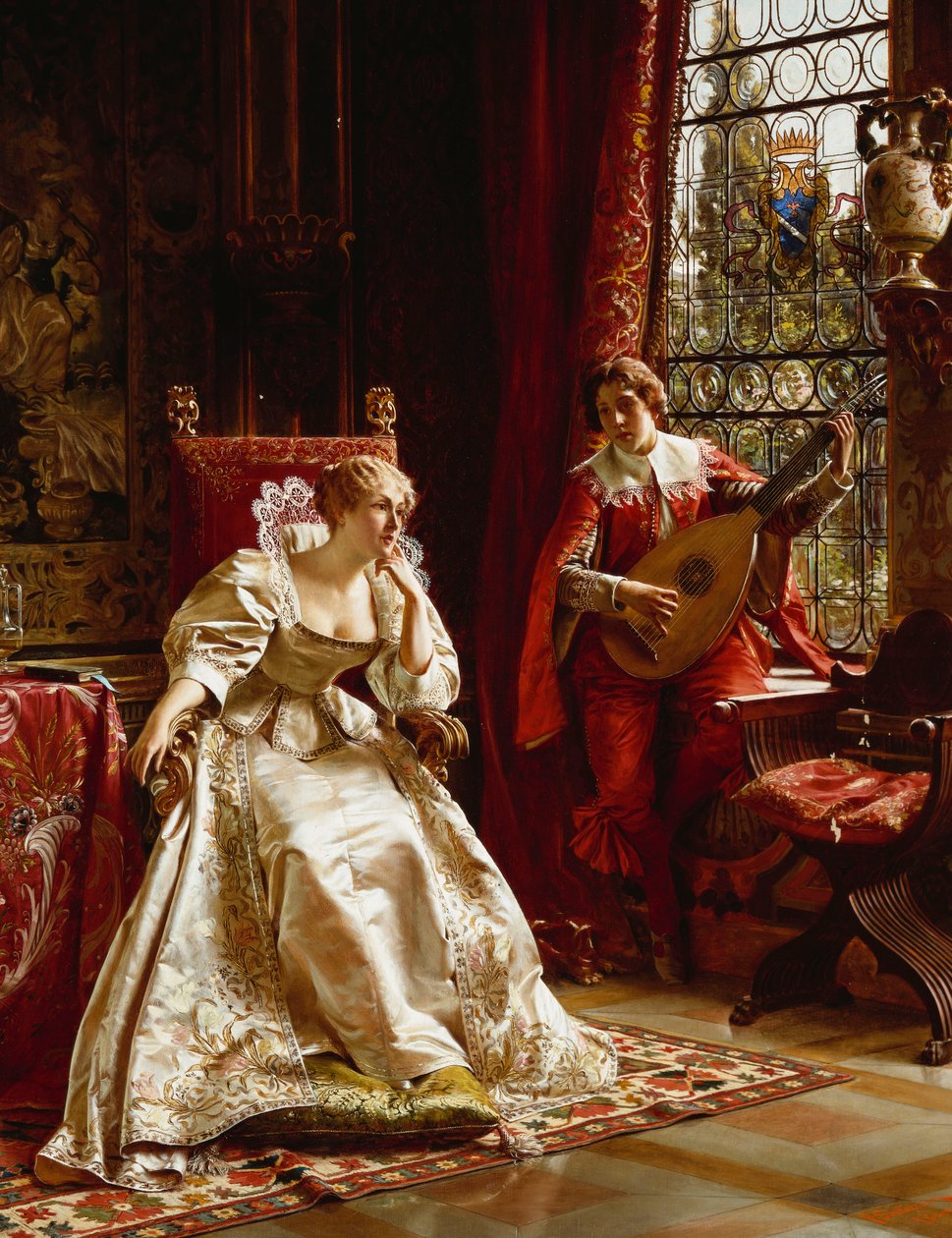 Die Serenade von Joseph Frederick Charles Soulacroix