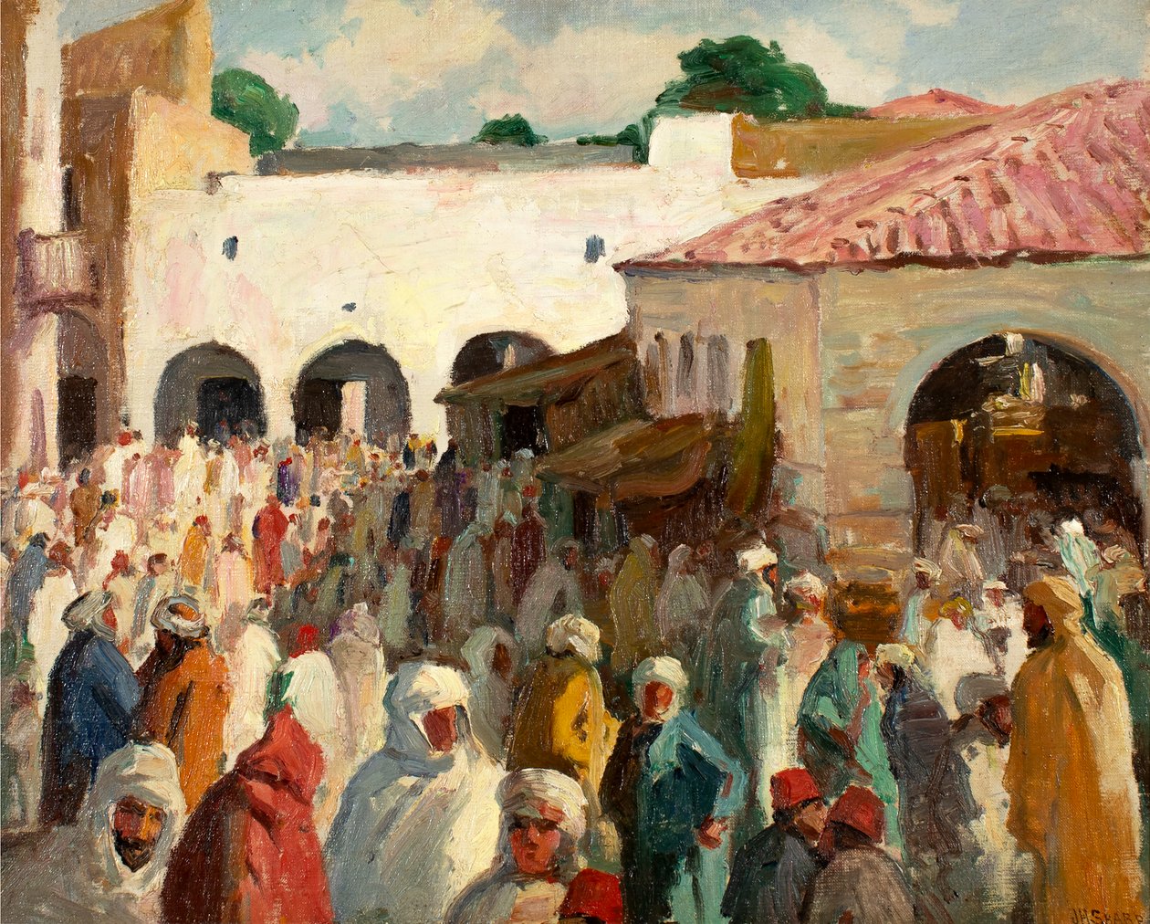 Sidi-bou-Said (Tunesien) von Joseph Henry Sharp