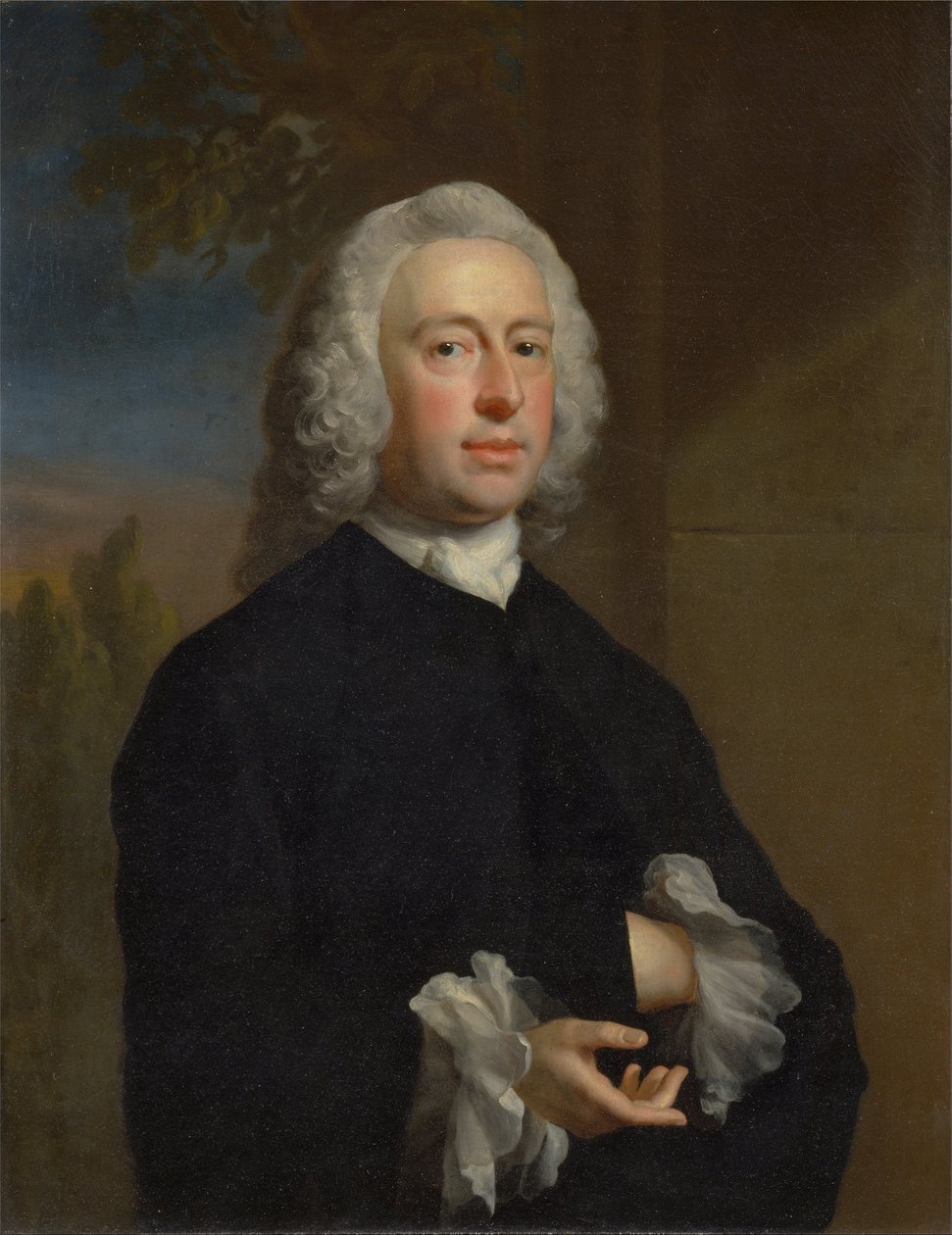 Ein unbekannter Mann in Schwarz von Joseph Highmore