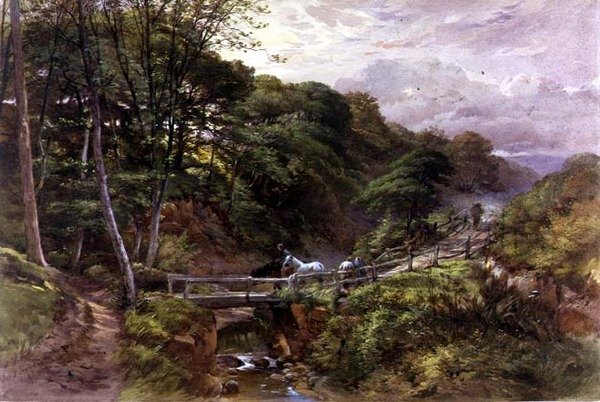 Ein Yorkshire Bach, 1865 von Joseph John Jenkins
