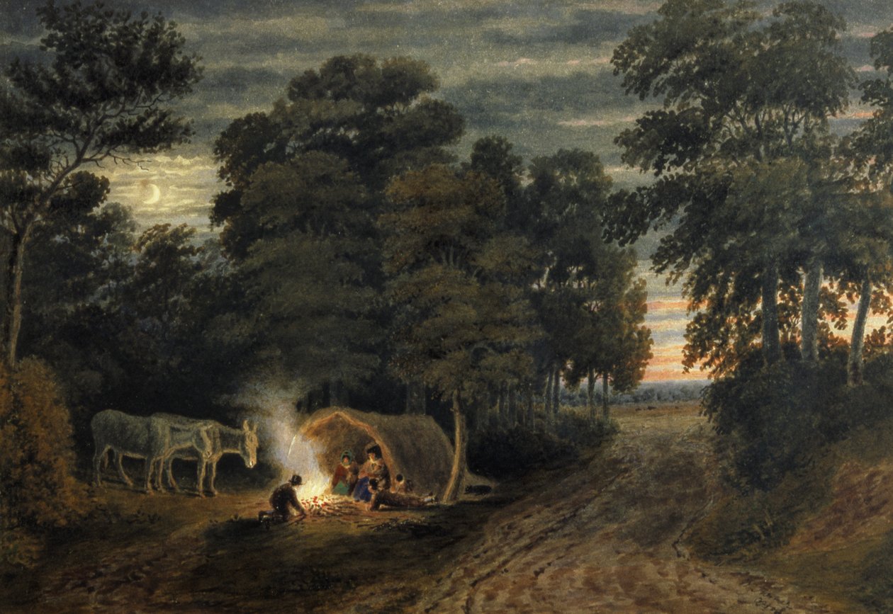 Ein Zigeunerlager von Joseph Mallord William Turner
