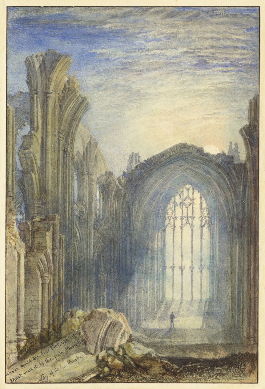 Melrose Abbey von Joseph Mallord William Turner