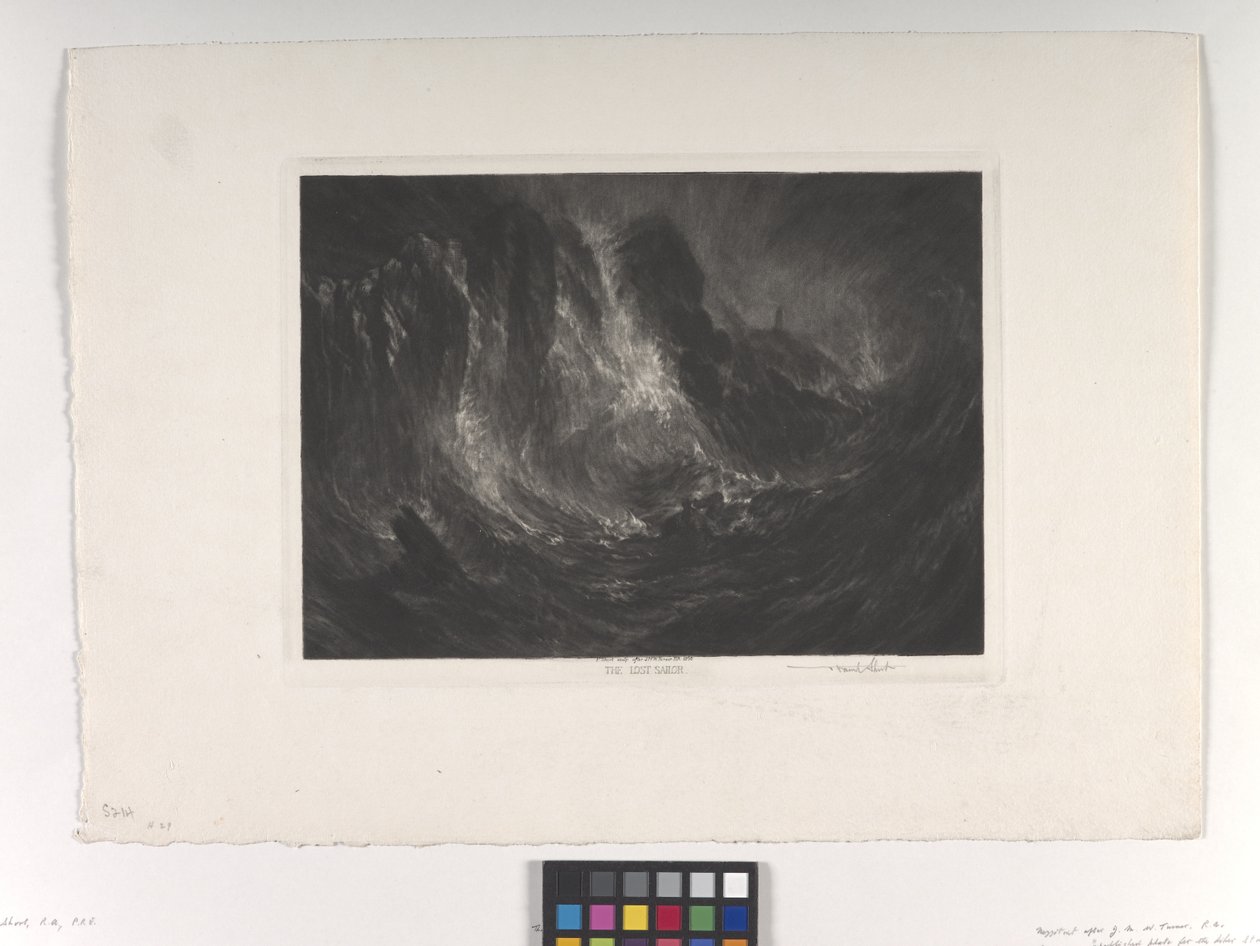 Der verlorene Seemann von Joseph Mallord William Turner