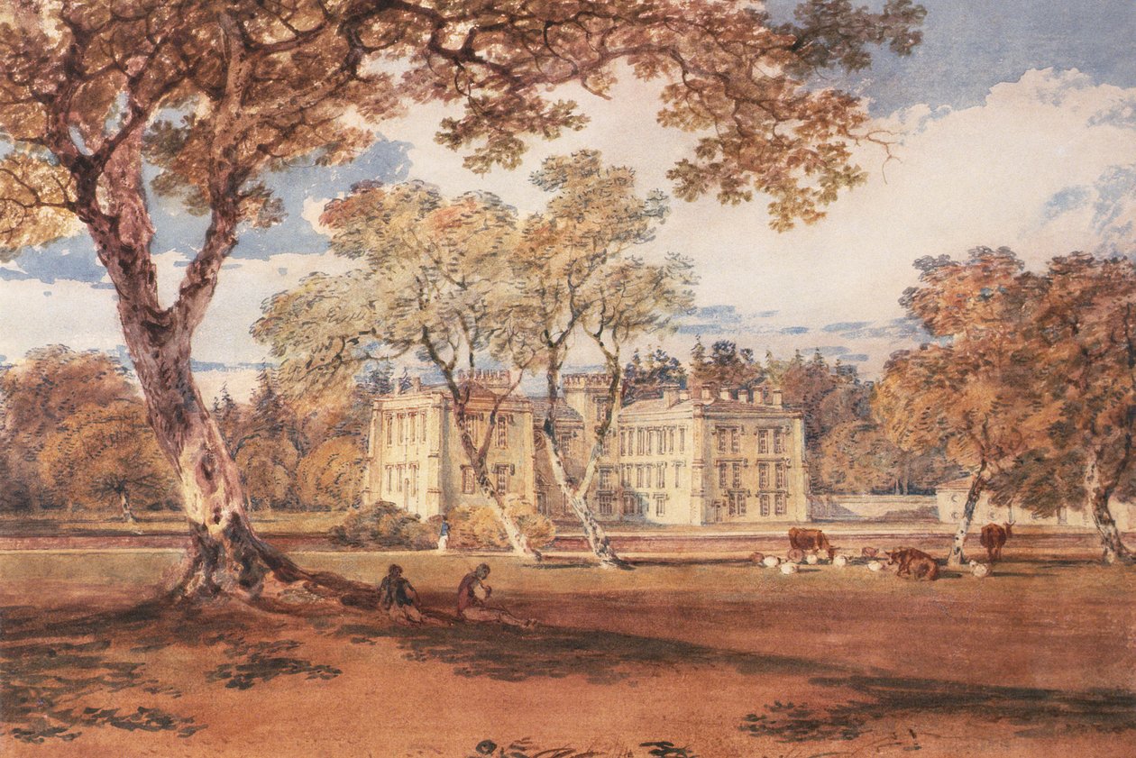 Towneley Hall, ca. 1798 von Joseph Mallord William Turner