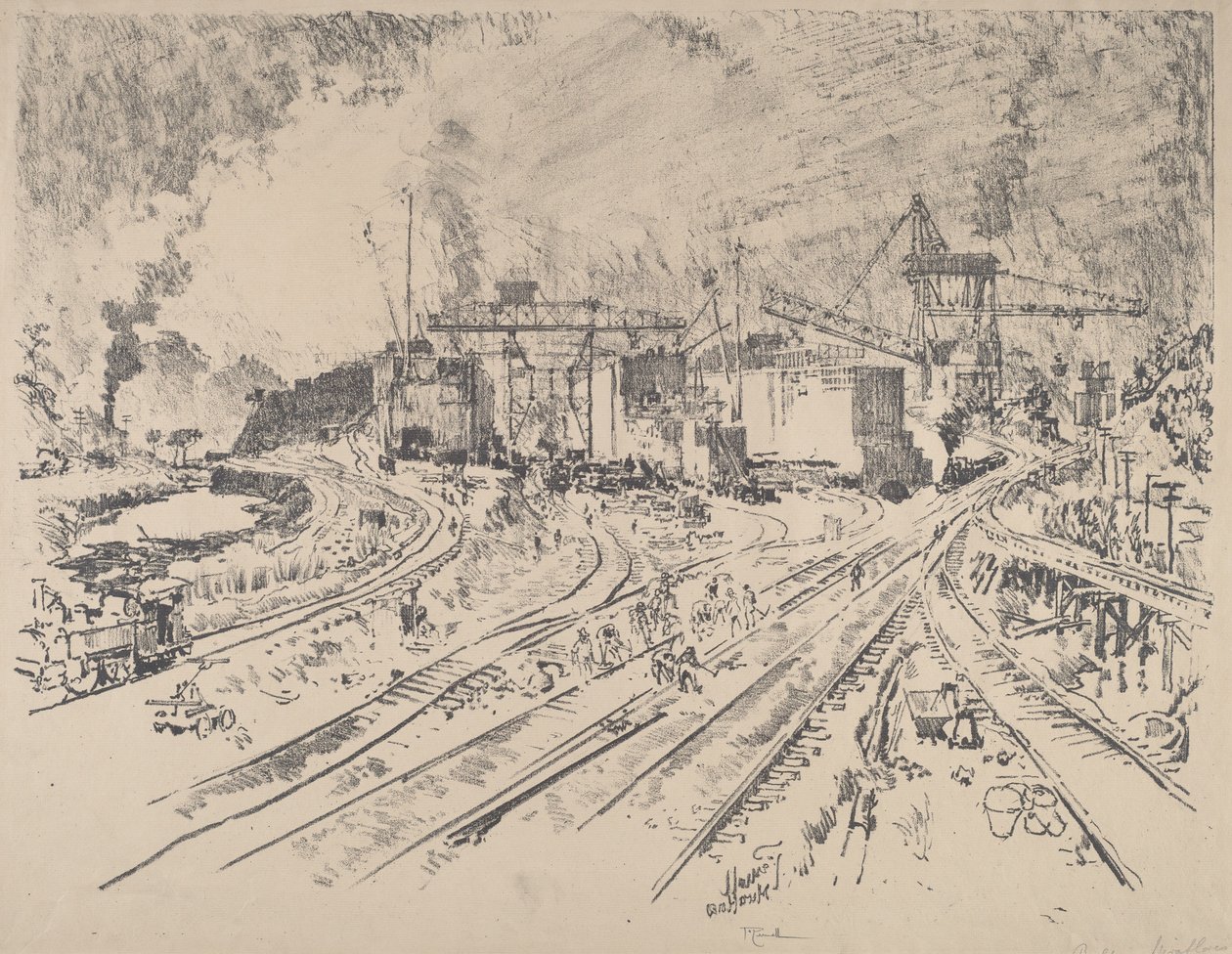 Früher Morgen, Miraflores von Joseph Pennell