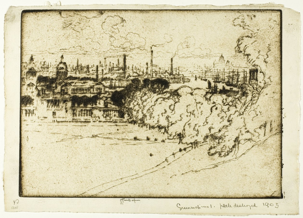 Greenwich Park, Nr. 1 von Joseph Pennell