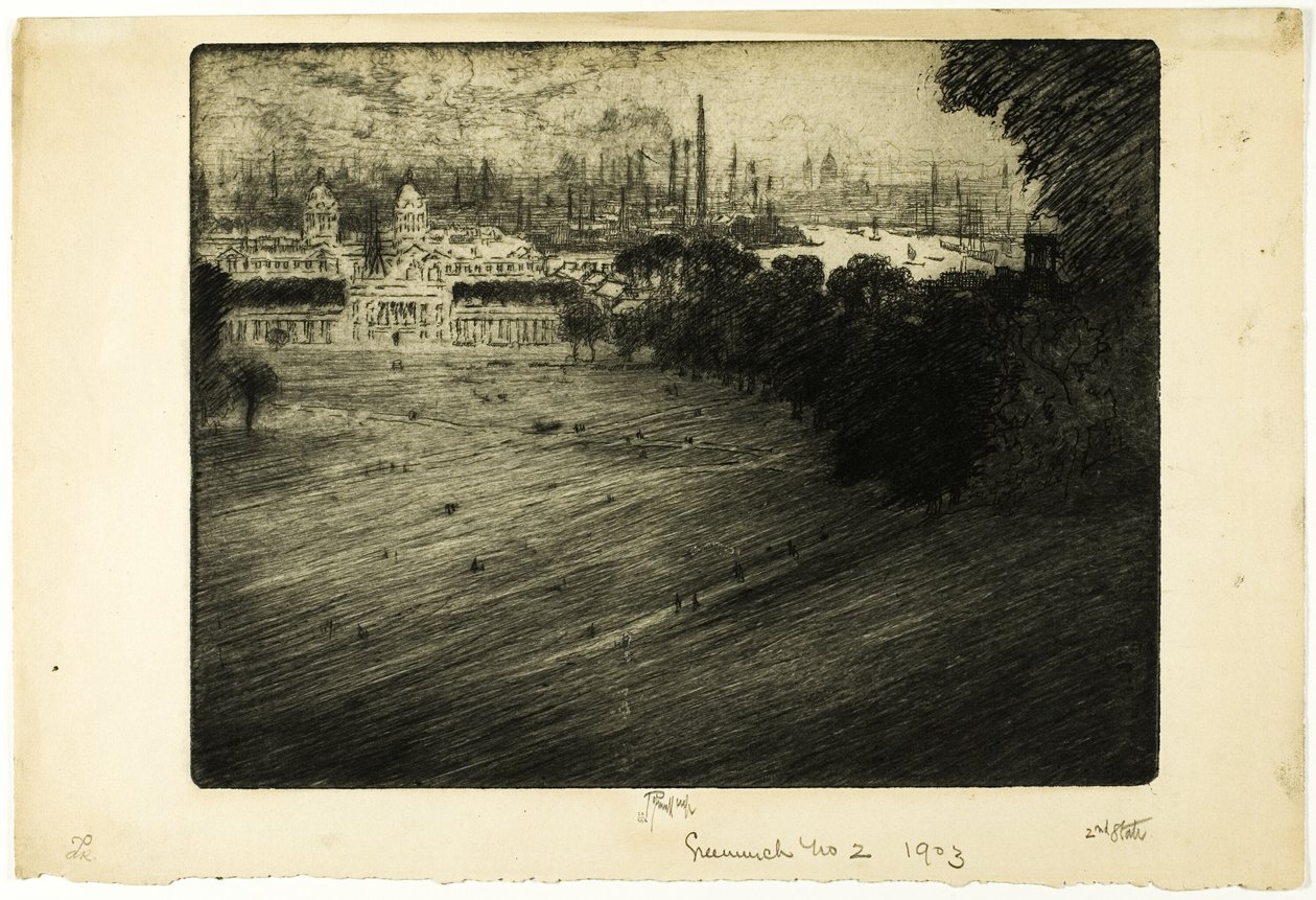 Greenwich Park, Nr. 2 von Joseph Pennell