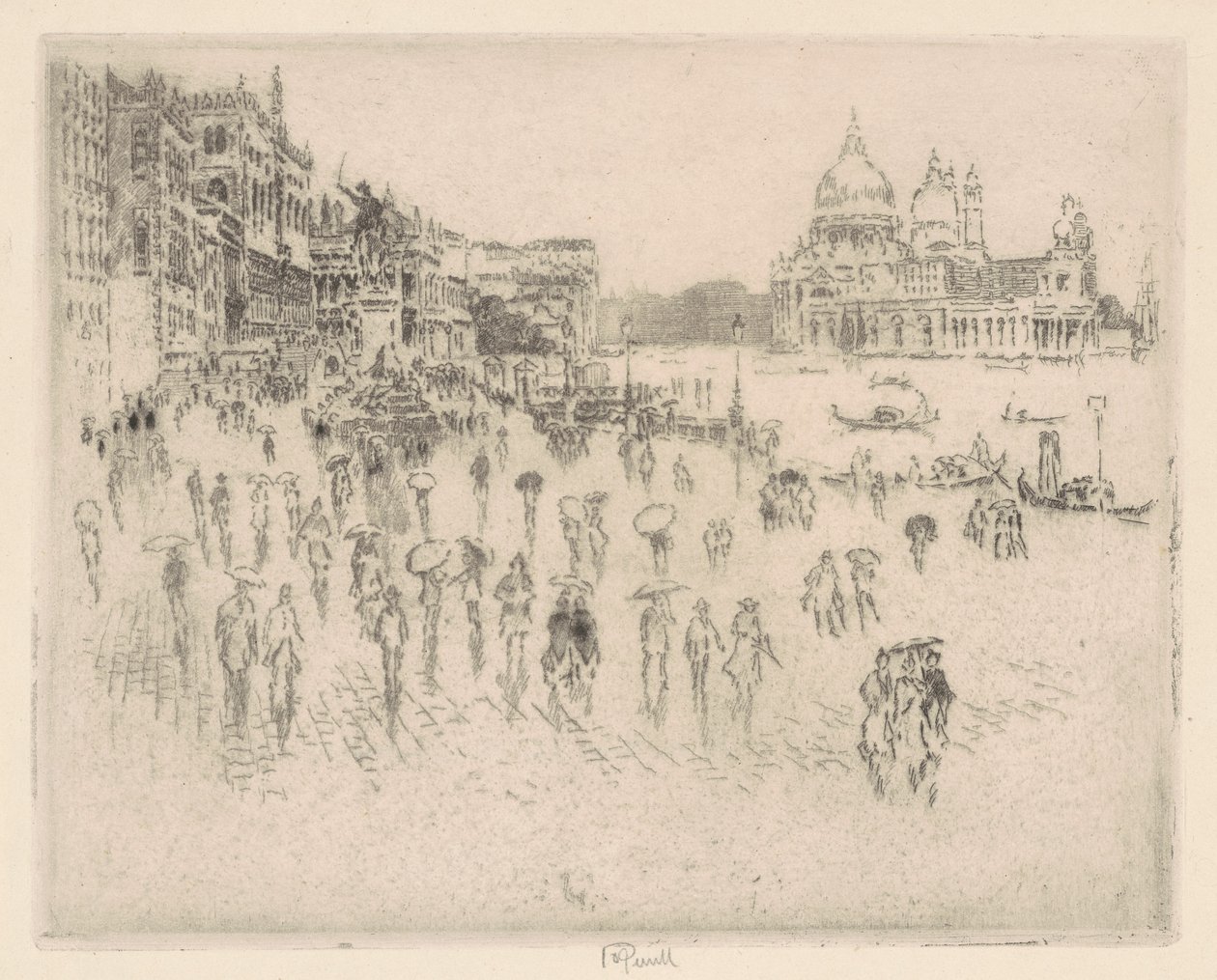 Auf der Riva, von Pennell