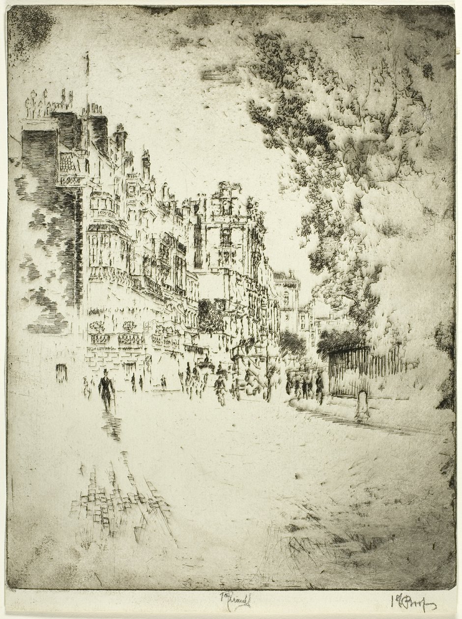 Park Lane von Joseph Pennell