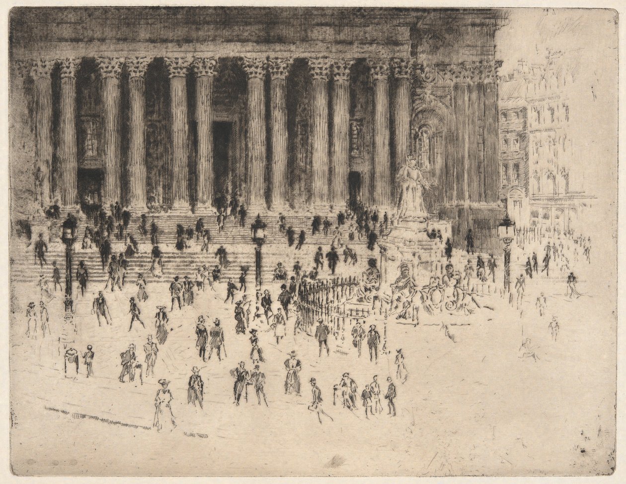 Pflaster St. Paul von Joseph Pennell