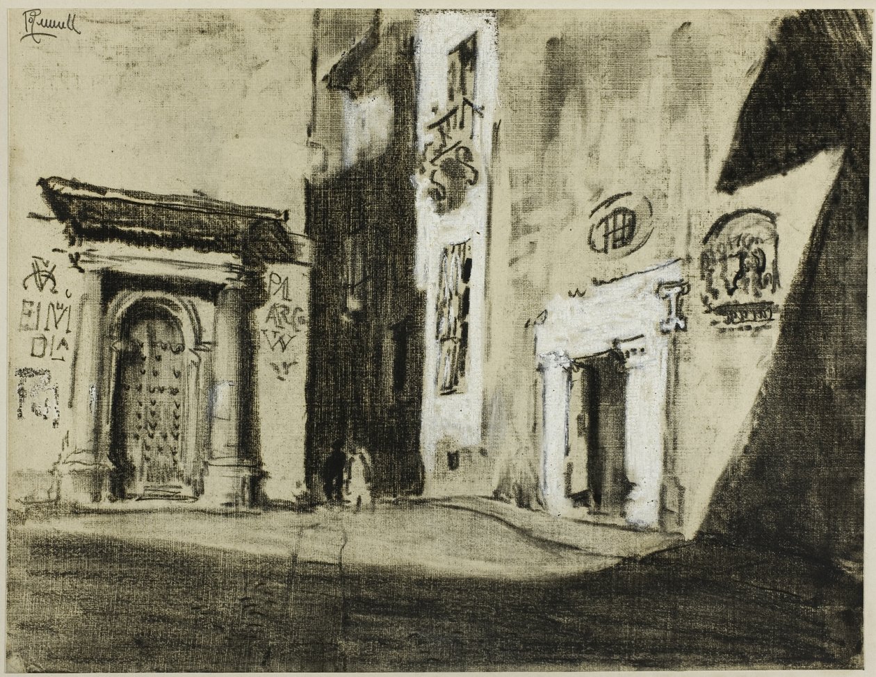 Straßen von Toledo von Joseph Pennell