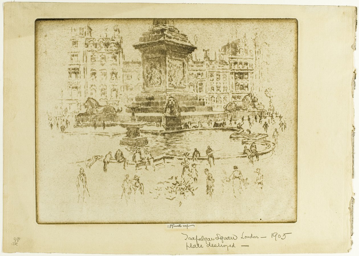 Trafalgar Square von Joseph Pennell