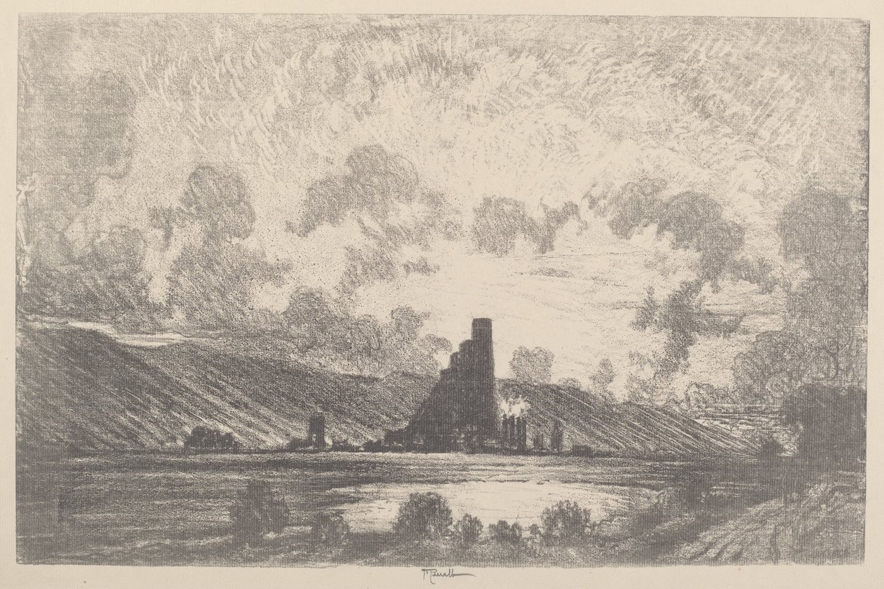 Arbeitsschlösser, Wilkesbarre von Joseph Pennell