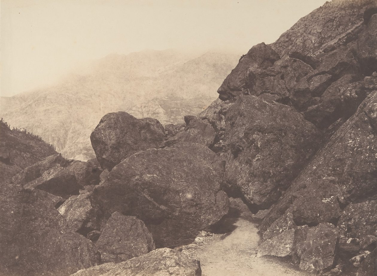 Blöcke im Chaos, St-Sauveur, 1853 von Joseph Vigier
