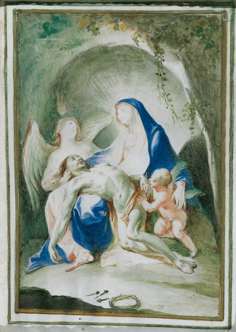 Maria mit dem Leichnam Christi von Joseph Winterhalder d. J.