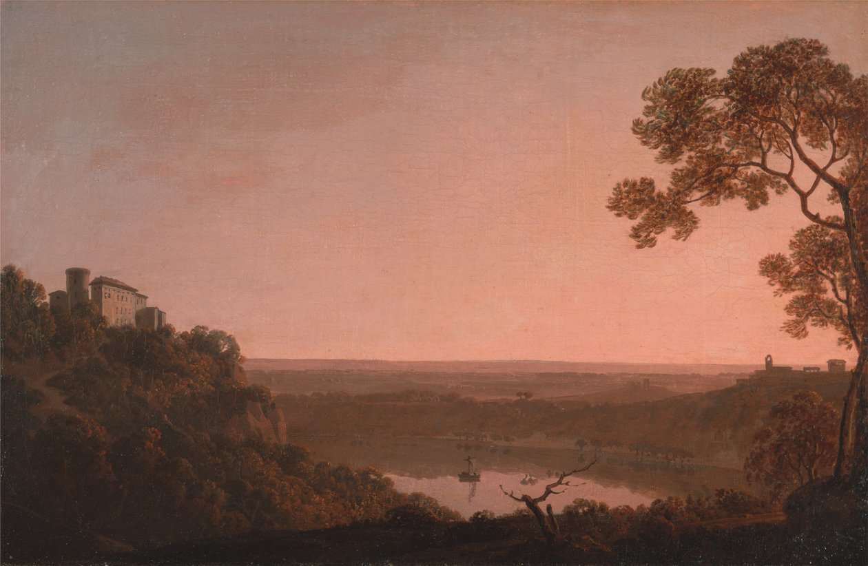 Lago Nemi von Joseph Wright of Derby