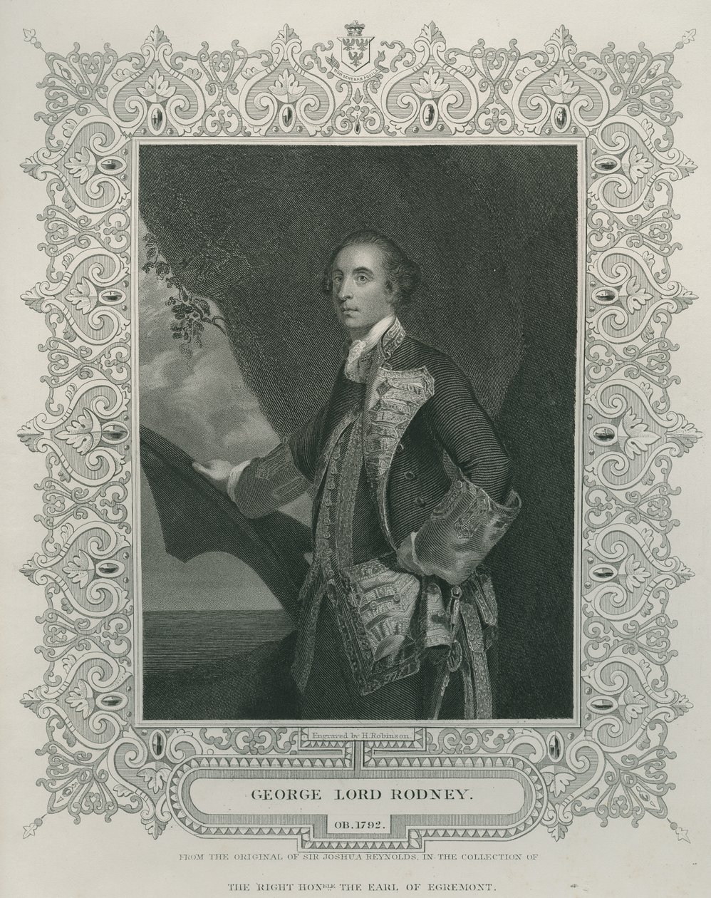 Sir George Brydges Rodney von Joshua Reynolds