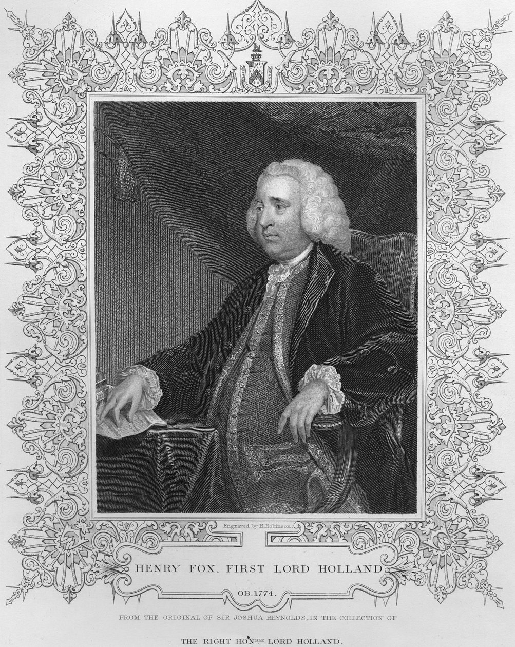 Henry Fox, 1. Baron Holland von Joshua Reynolds