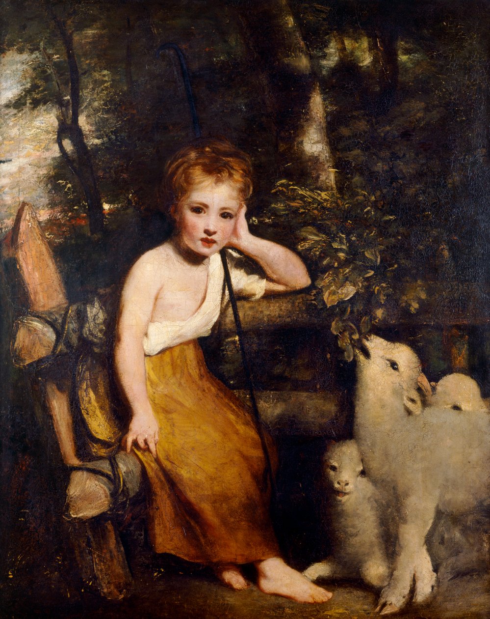Die junge Schäferin von Joshua Reynolds